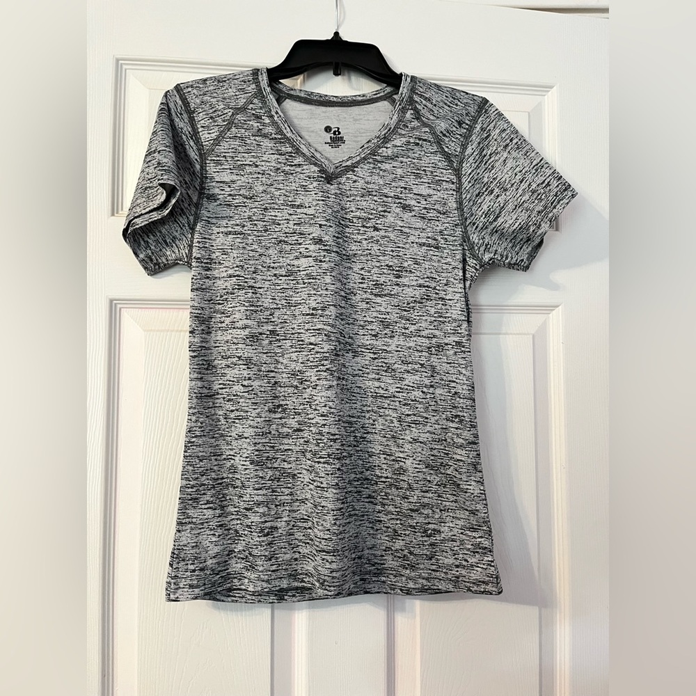 Grey athletic shirt